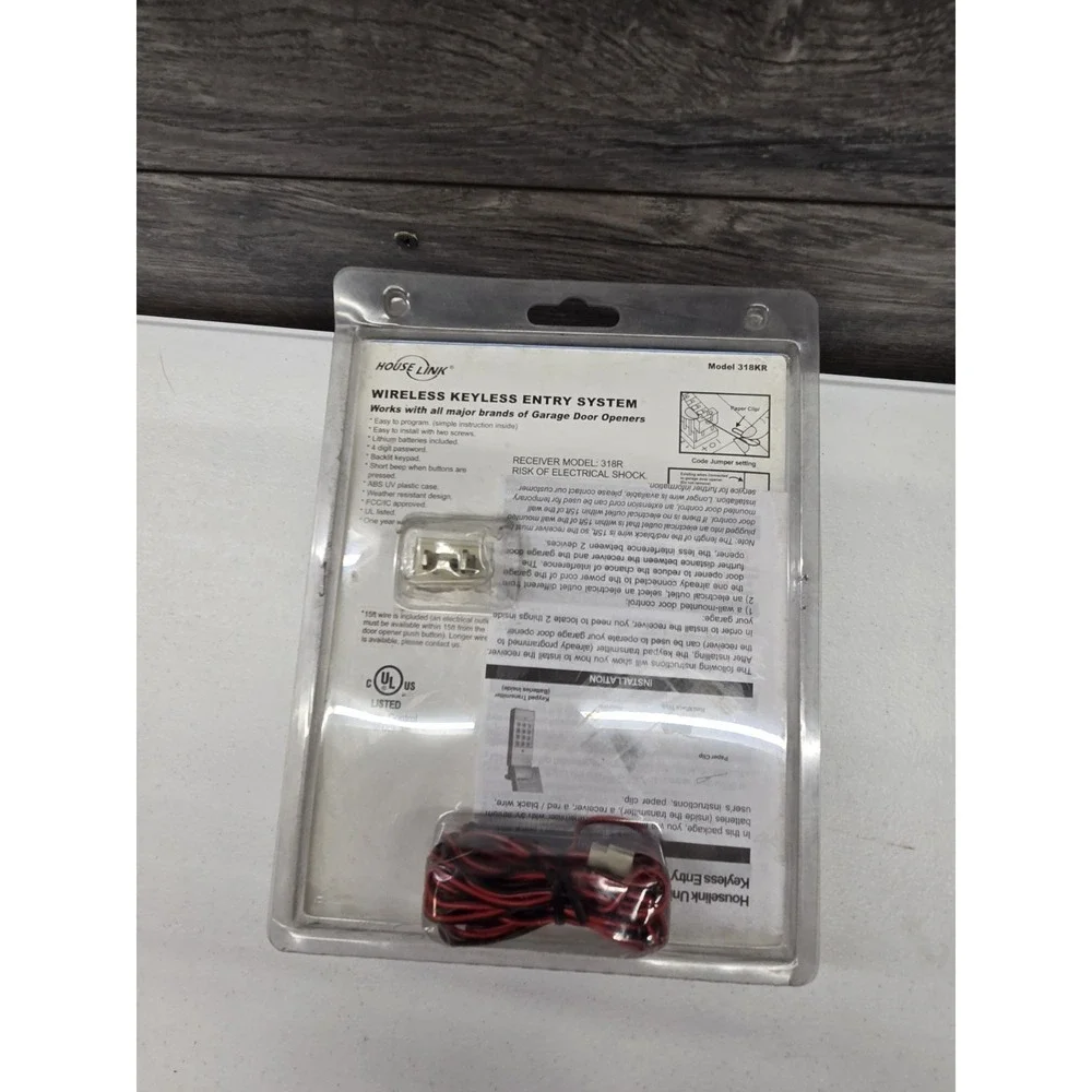 House Link Wireless Universal‎ GarageDoor KEYPAD New House Shed Barn